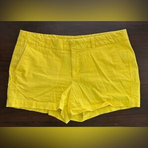 GAP Yellow Cotton Bermuda Shorts